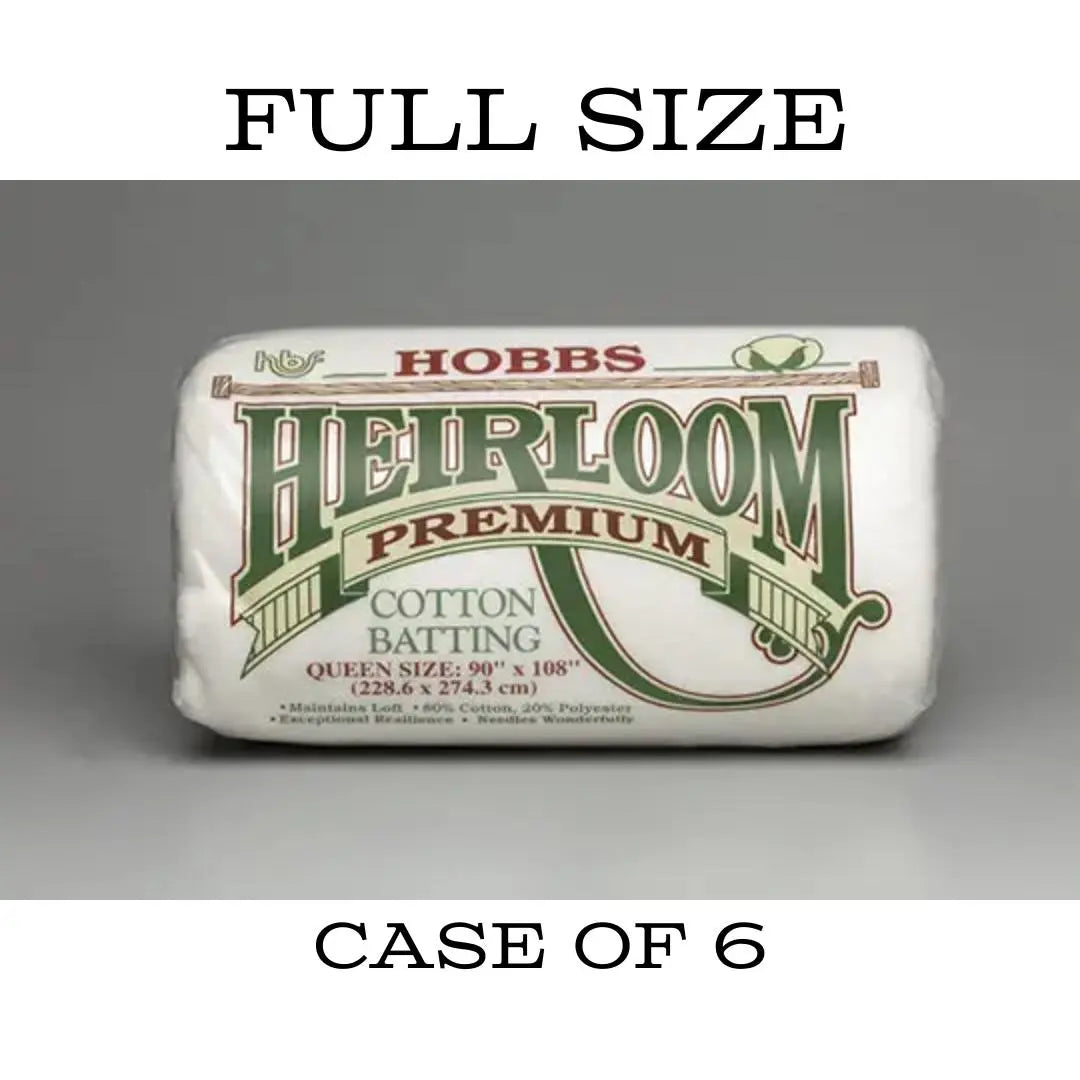 Hobbs Heirloom 80/20 Full Size Batting Case Hobbs Bonded Fibers