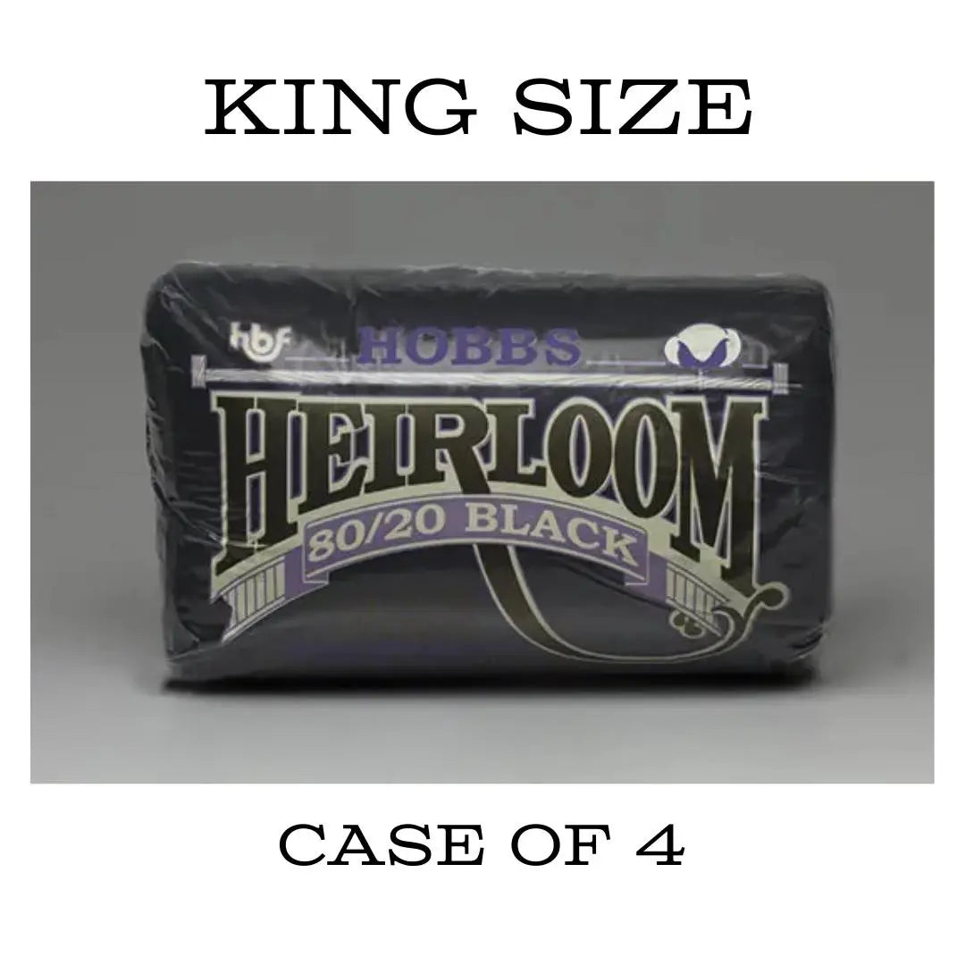 Hobbs Heirloom Black 80/20 King Size Batting Case Hobbs Bonded Fibers