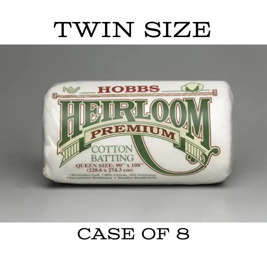 Hobbs Heirloom 80/20 Twin Size Batting Case Hobbs Bonded Fibers
