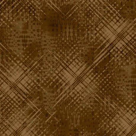 Brown Vertex Latte Wideback Cotton Fabric Per Yard - Linda's Electric Quilters