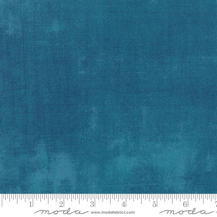 Blue Grunge Basics Horizon Blue 44"/45" Per Yard Moda Fabrics & Supplies