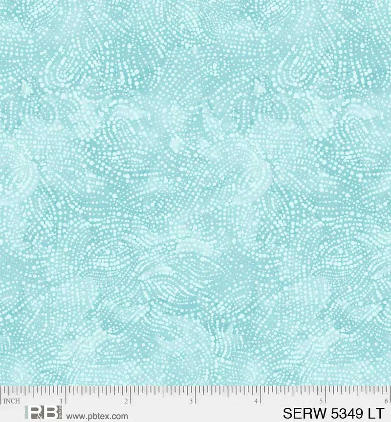 Blue Ocean Serenity Cotton Wideback Fabric per yard - Linda's Electric Quilters