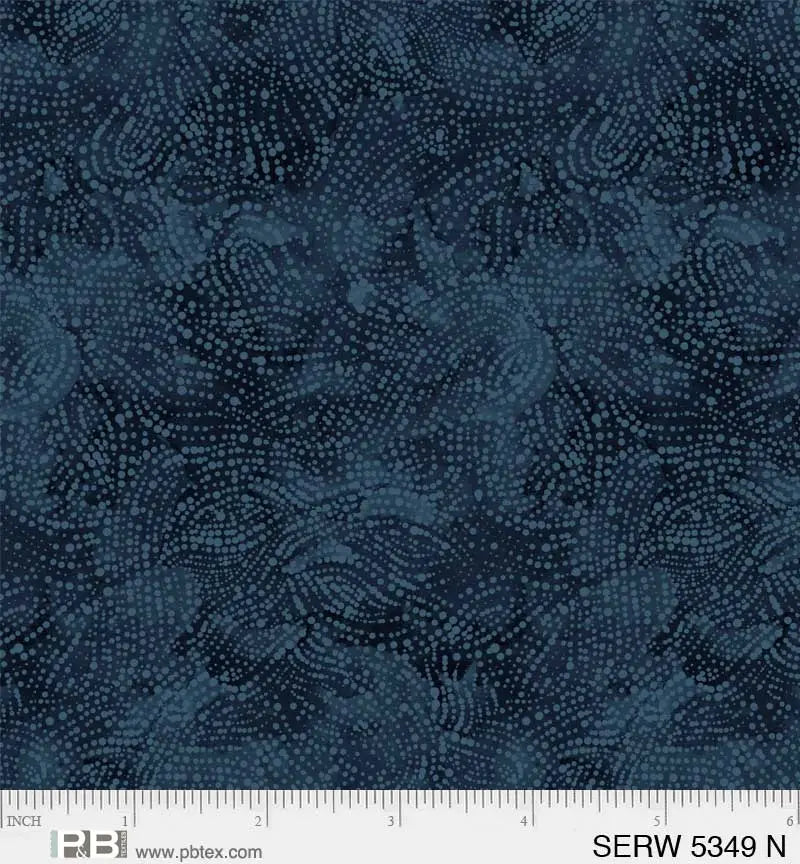Blue Denim Serenity Cotton Wideback Fabric per yard - Linda's Electric Quilters
