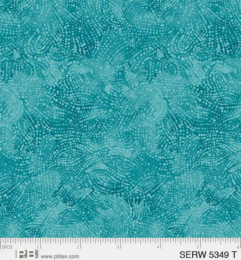 Blue Lagoon Serenity Cotton Wideback Fabric per yard - Linda's Electric Quilters