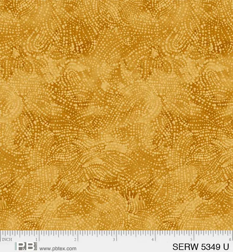 Yellow Gold Serenity Cotton Wideback Fabric per yard