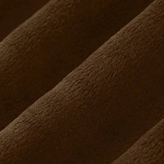 Brown Cuddle 3 Extra Wide Solid Minky Fabric Per Yard - Linda's Electric Quilters