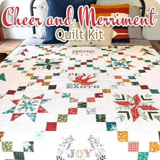 Cheer and Merriment Quilt Kit - Linda's Electric Quilters