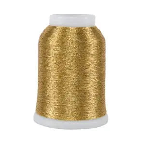 007 Gold Metallic Thread - Linda's Electric Quilters