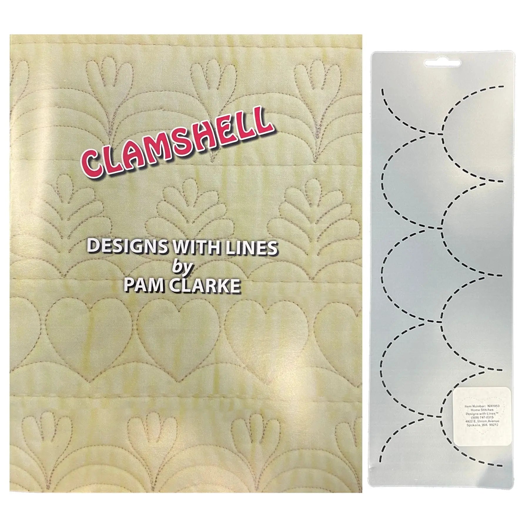 Clamshell Book and Stencil Kit
