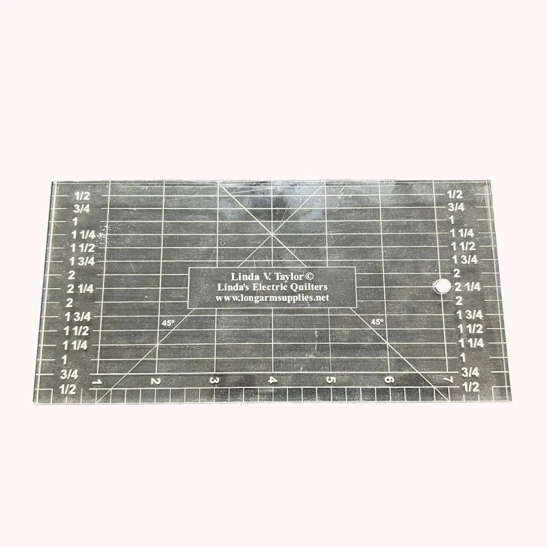4" x 8" Ruler Template - Linda's Electric Quilters