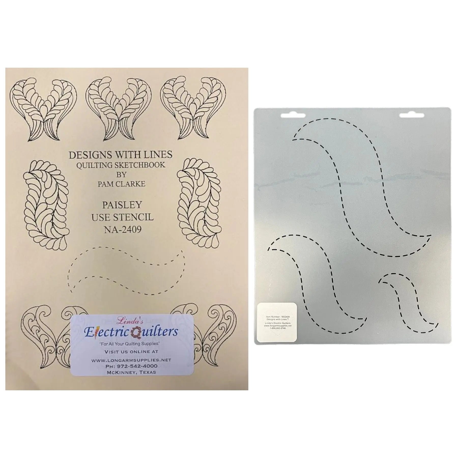Paisley Book and Stencil Kit
