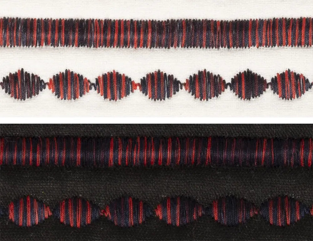 812 Red/Navy Superior Spirit Variegated Polyester Thread