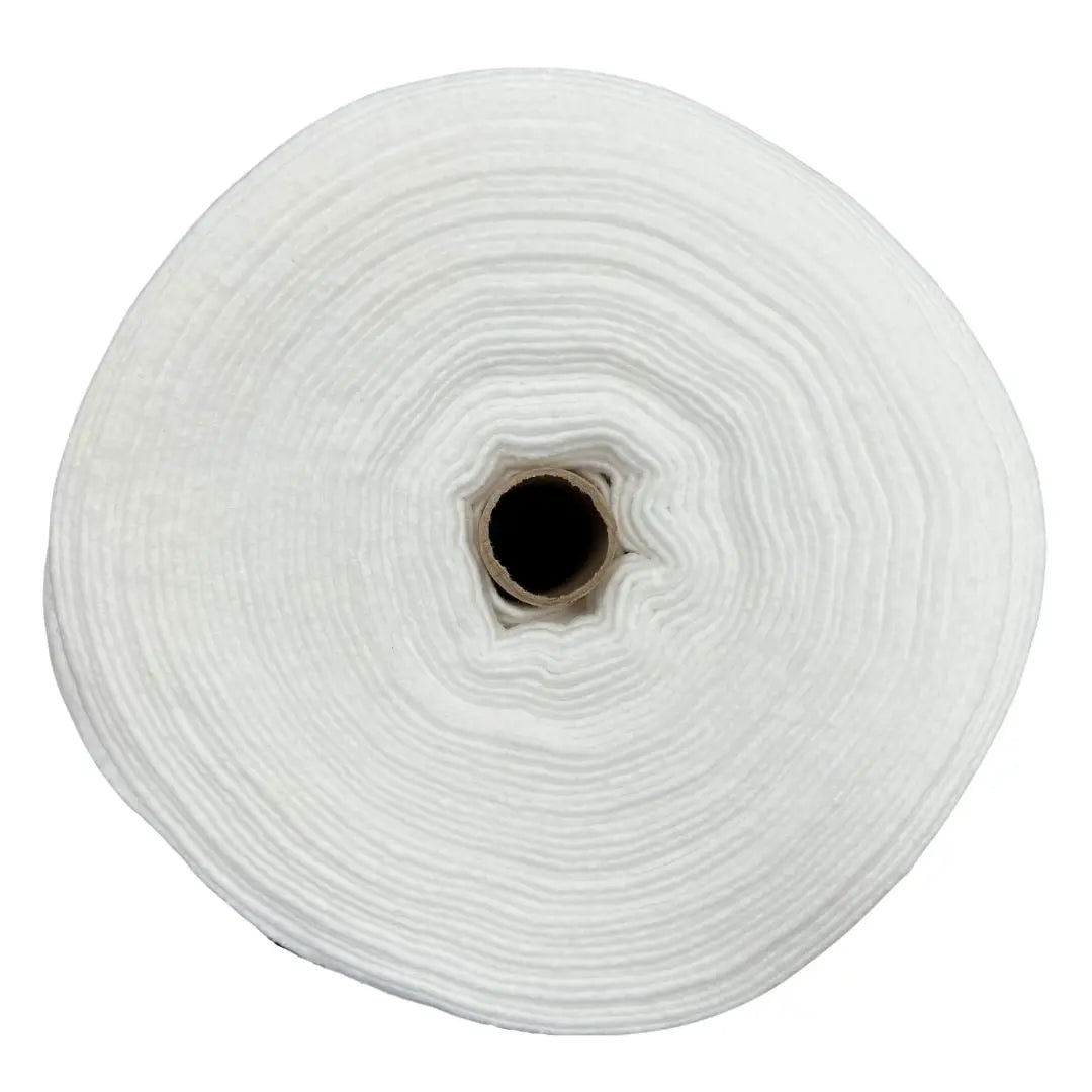 Hobbs Linda's Choice Batting -100% Bleached Cotton with Scrim - 108" Wide by 25 Yard Roll