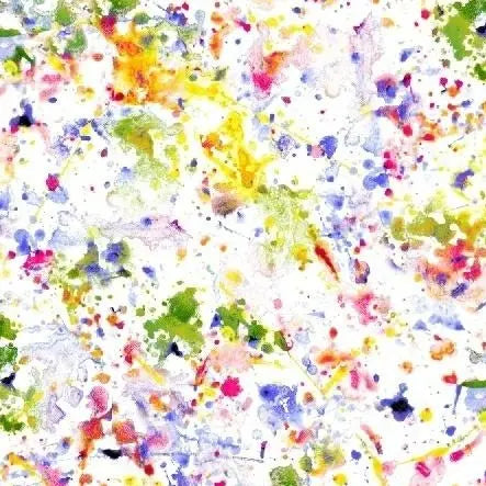 Multi White Paint Splatter Dropcloth Wideback Cotton Fabric Per Yard - Linda's Electric Quilters