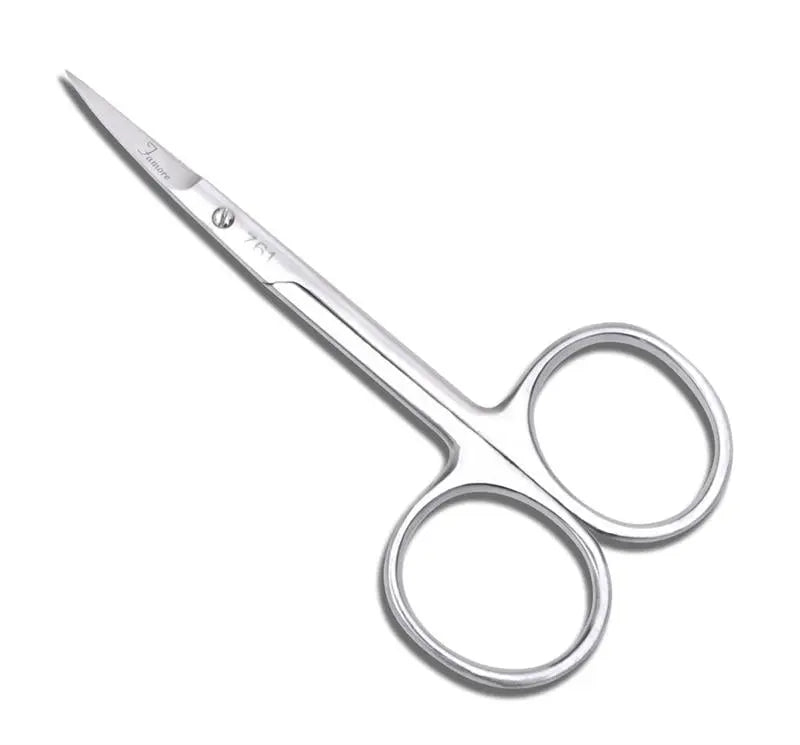 3.5" Curved Silver Scissors - Linda's Electric Quilters