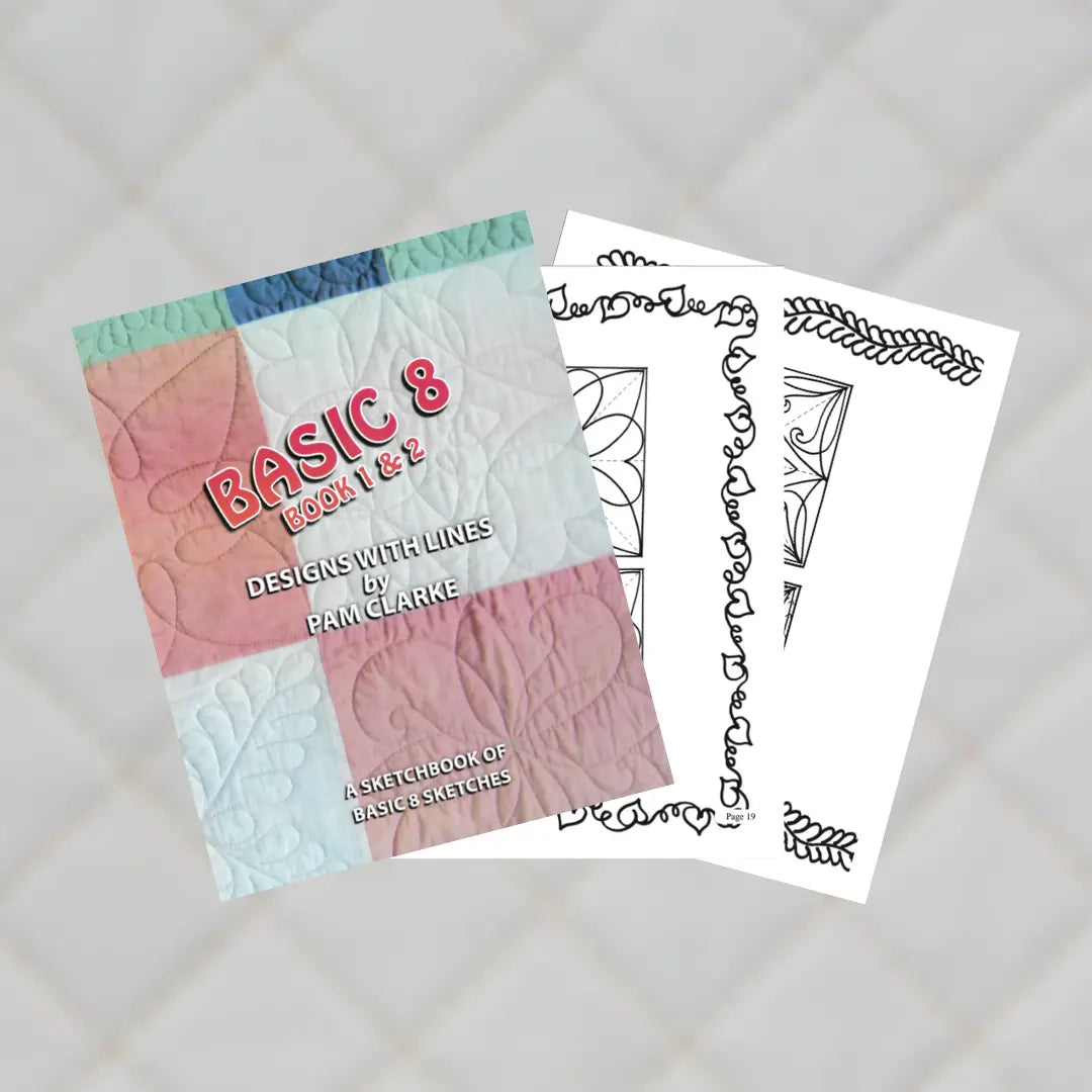 Basic 8  Book 1 & 2 PDF Download! - Linda's Electric Quilters