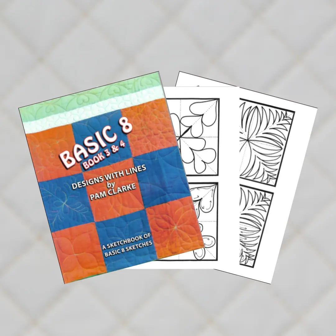Basic 8  Book 3 & 4 PDF Download! - Linda's Electric Quilters