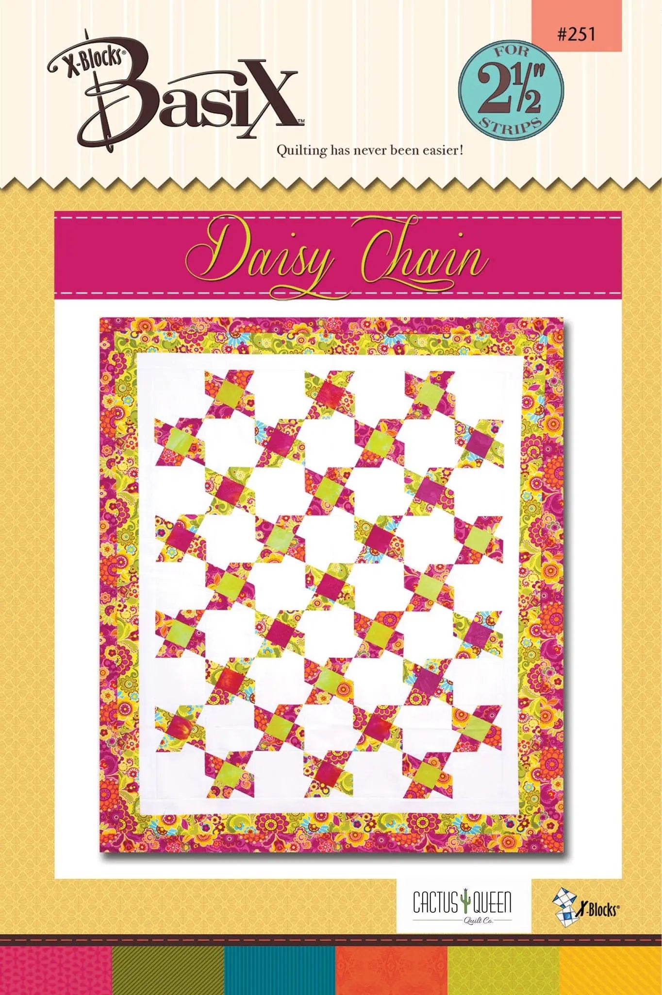 BasiX Daisy Chain Pattern - Linda's Electric Quilters