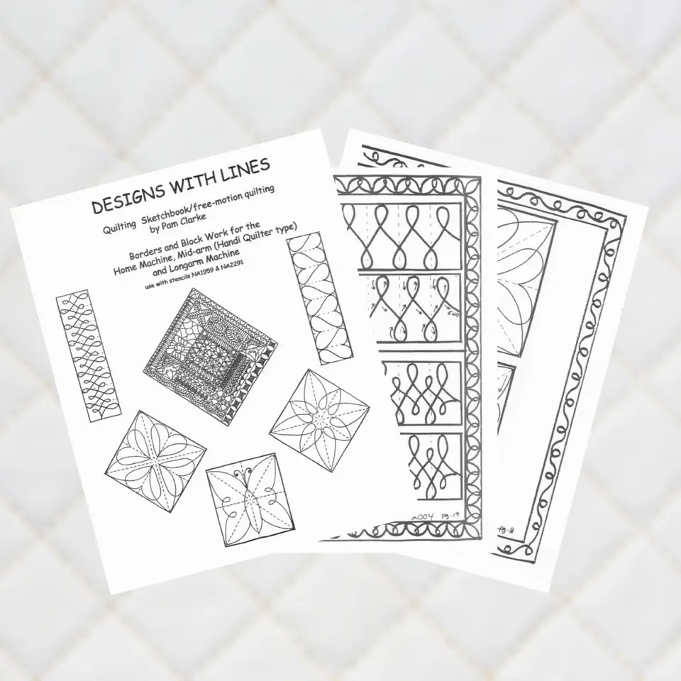 Design with Lines Quilting Sketchbook Book PDF Download!