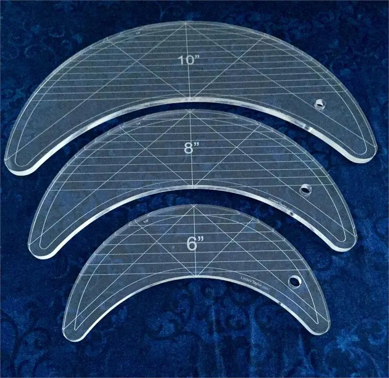Arch Templates Set of 3 - Linda's Electric Quilters