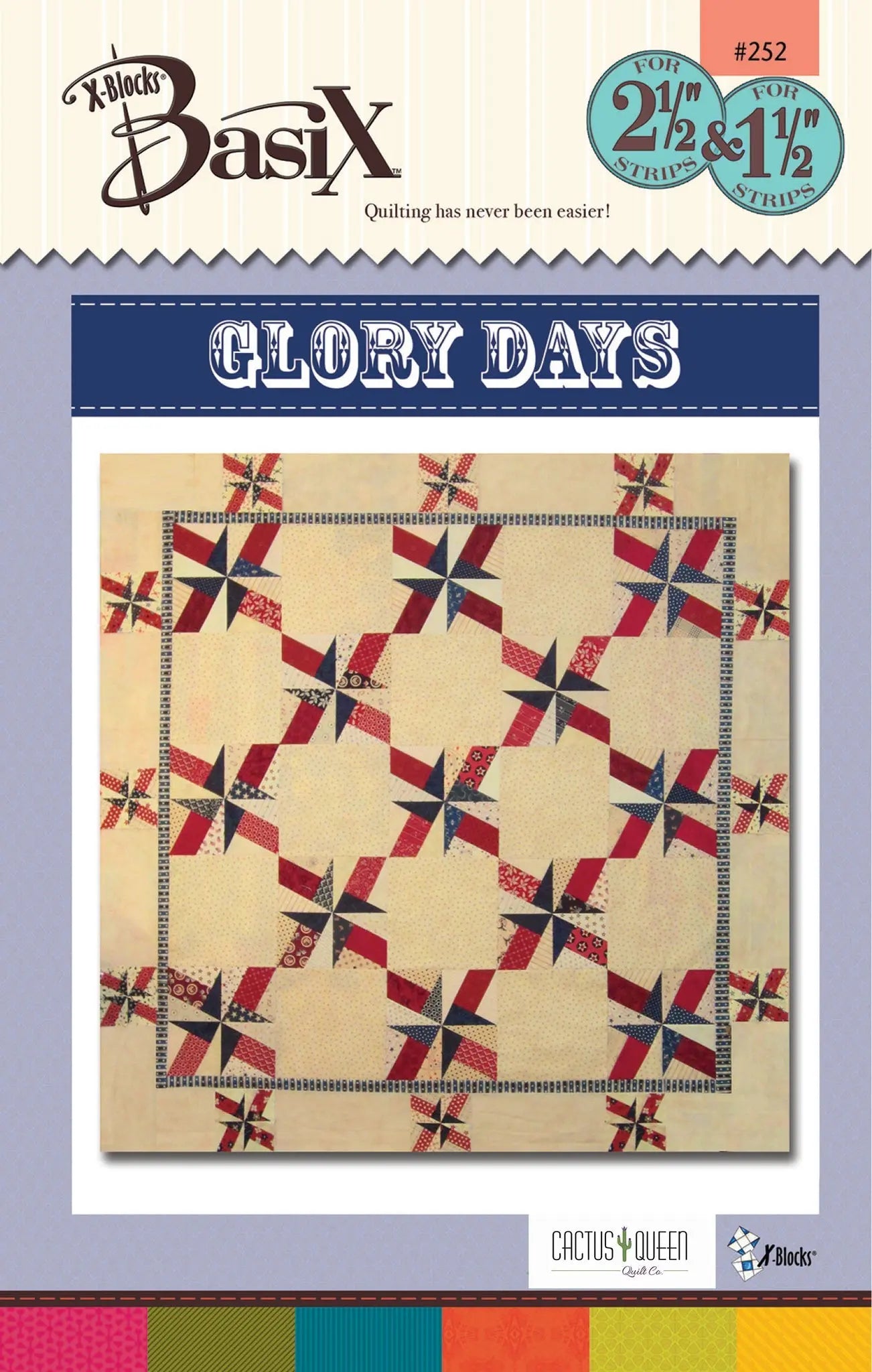 BasiX Glory Days Pattern - Linda's Electric Quilters