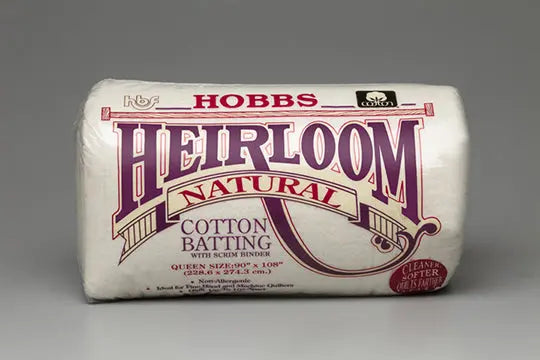 Hobbs Heirloom 100% Cotton Batting Package - Linda's Electric Quilters