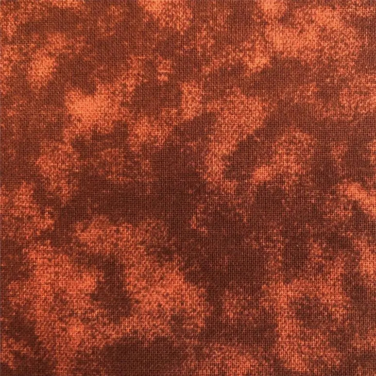 Orange Ginger Spice Textured Cotton Wideback Fabric Per Yard