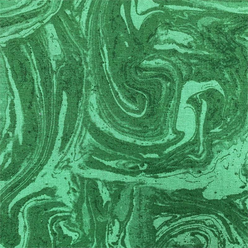 Green Waves Cotton Wideback Fabric Per Yard - Linda's Electric Quilters