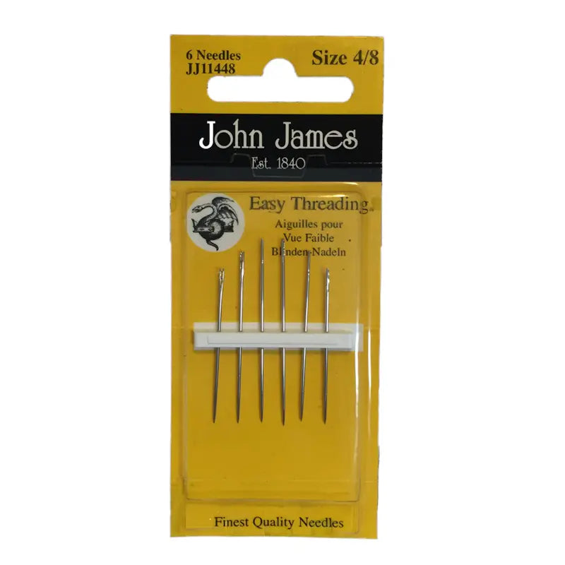 John James Easy Threading Needles - Linda's Electric Quilters