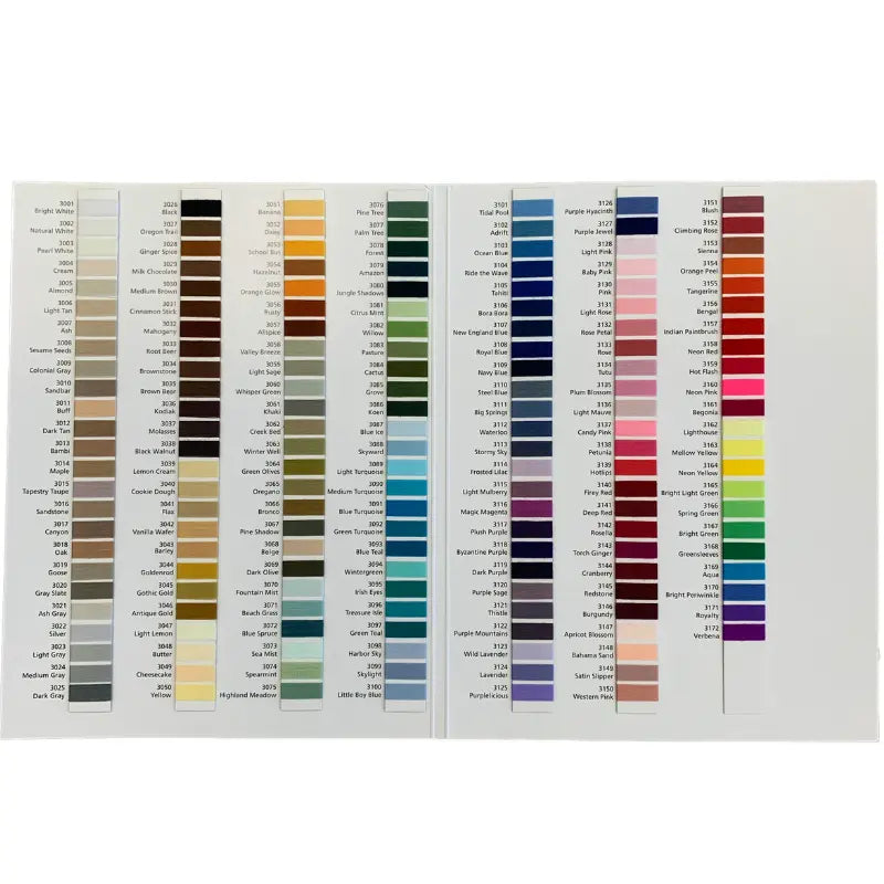 Omni Thread Color Card - Linda's Electric Quilters