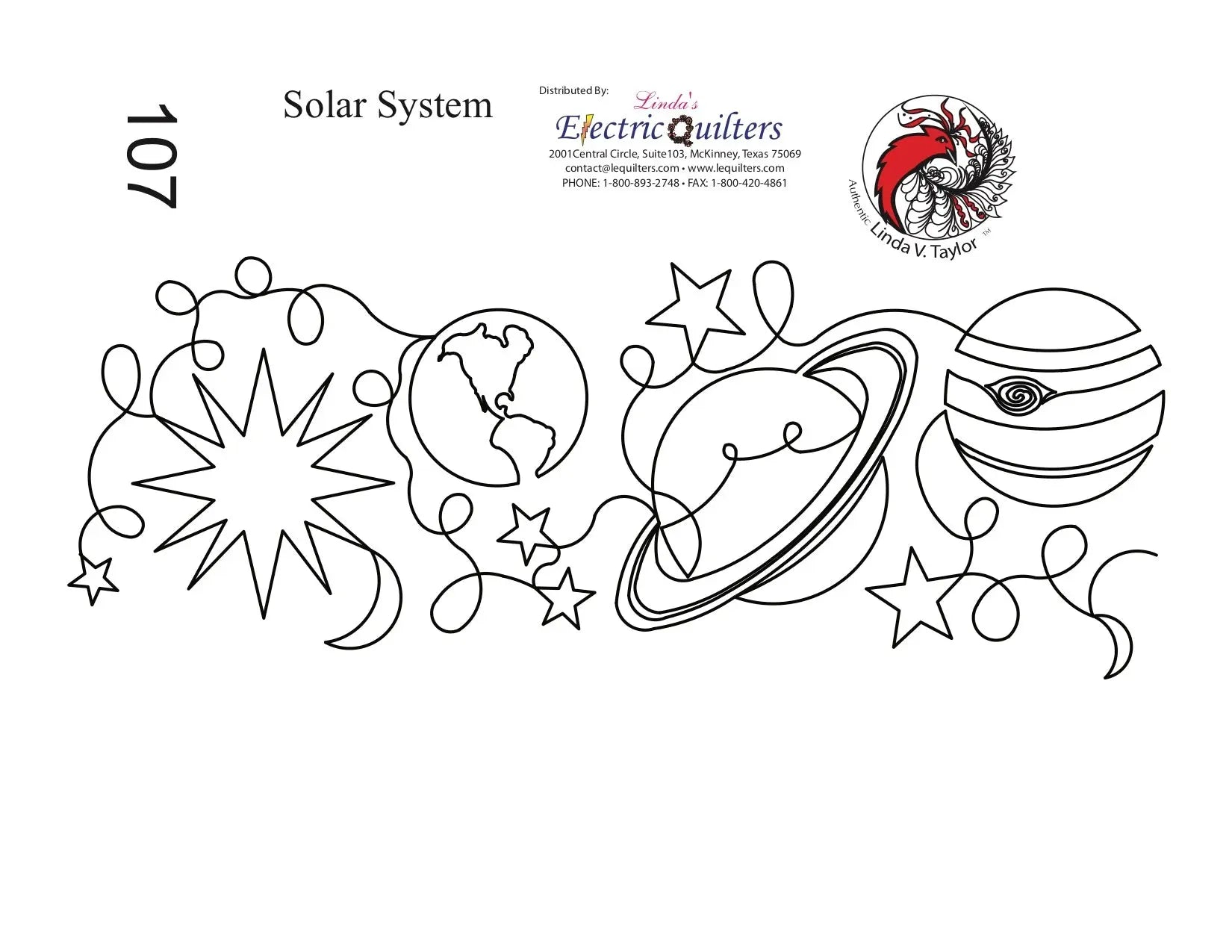 107 Solar System Pantograph by Linda V. Taylor