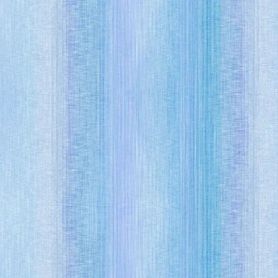 Blue Ombre Pastel Cotton Wideback Fabric per yard