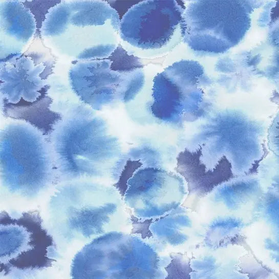 Blue Light Opalescence Cotton Wideback Fabric per yard