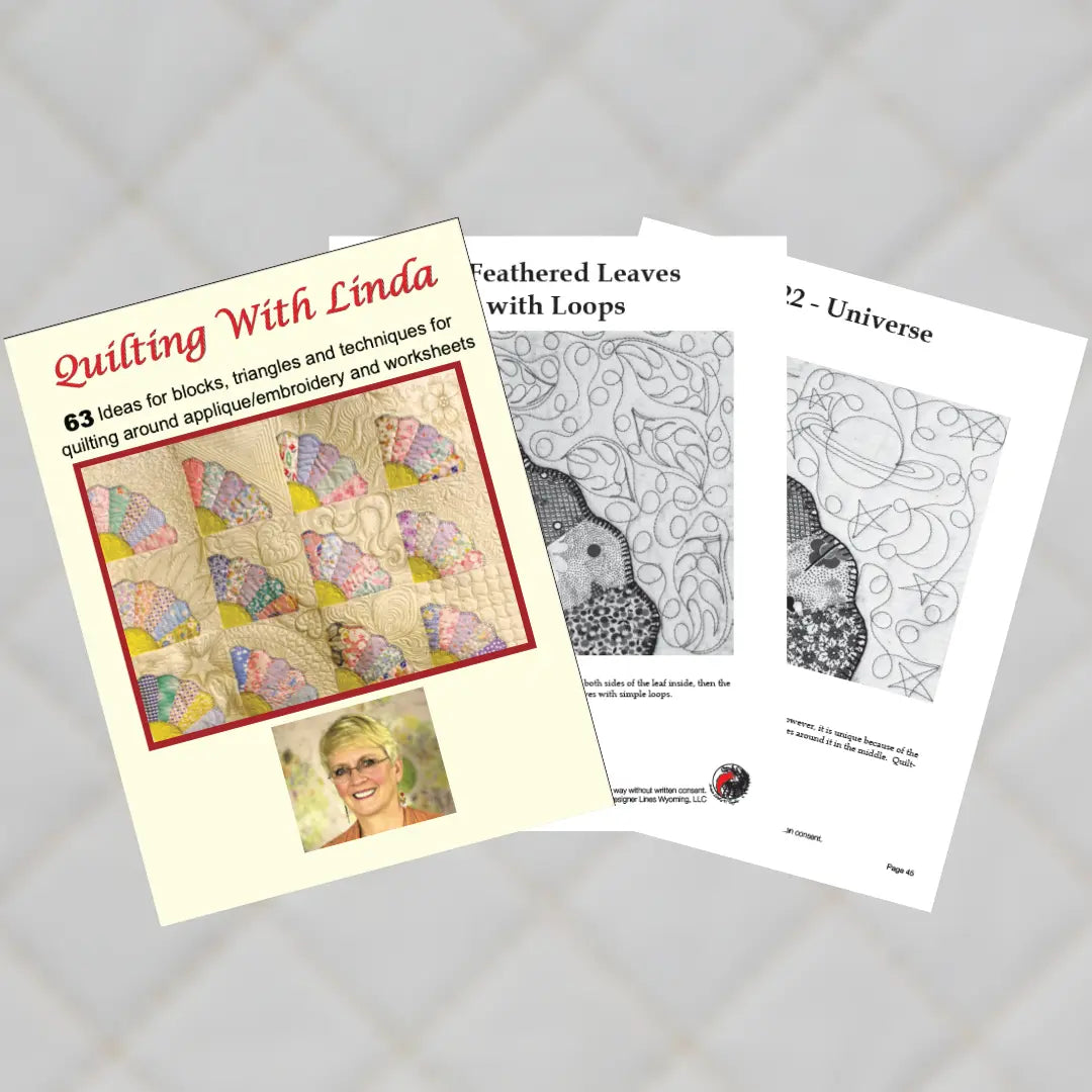 Quilting With Linda Sketch Book PDF Download!