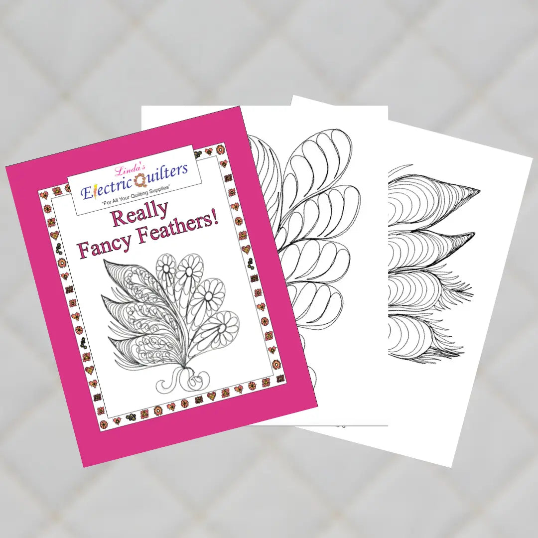 Really Fancy Feathers Sketch Book PDF Download! - Linda's Electric Quilters