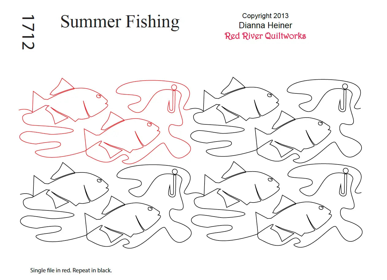 1712 Summer Fishing Combo Pantograph W/Block