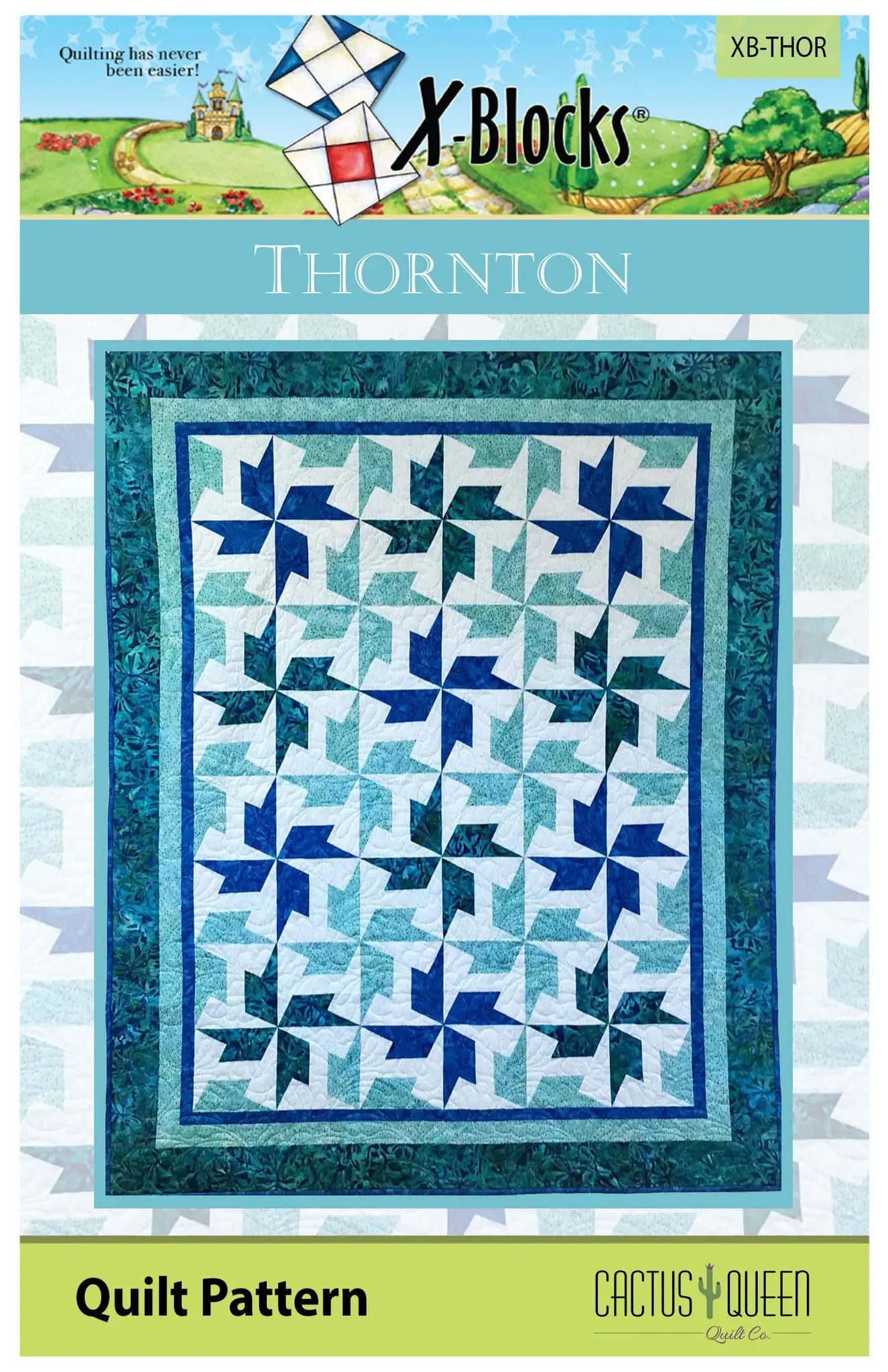 X-Block Thornton Pattern - Linda's Electric Quilters