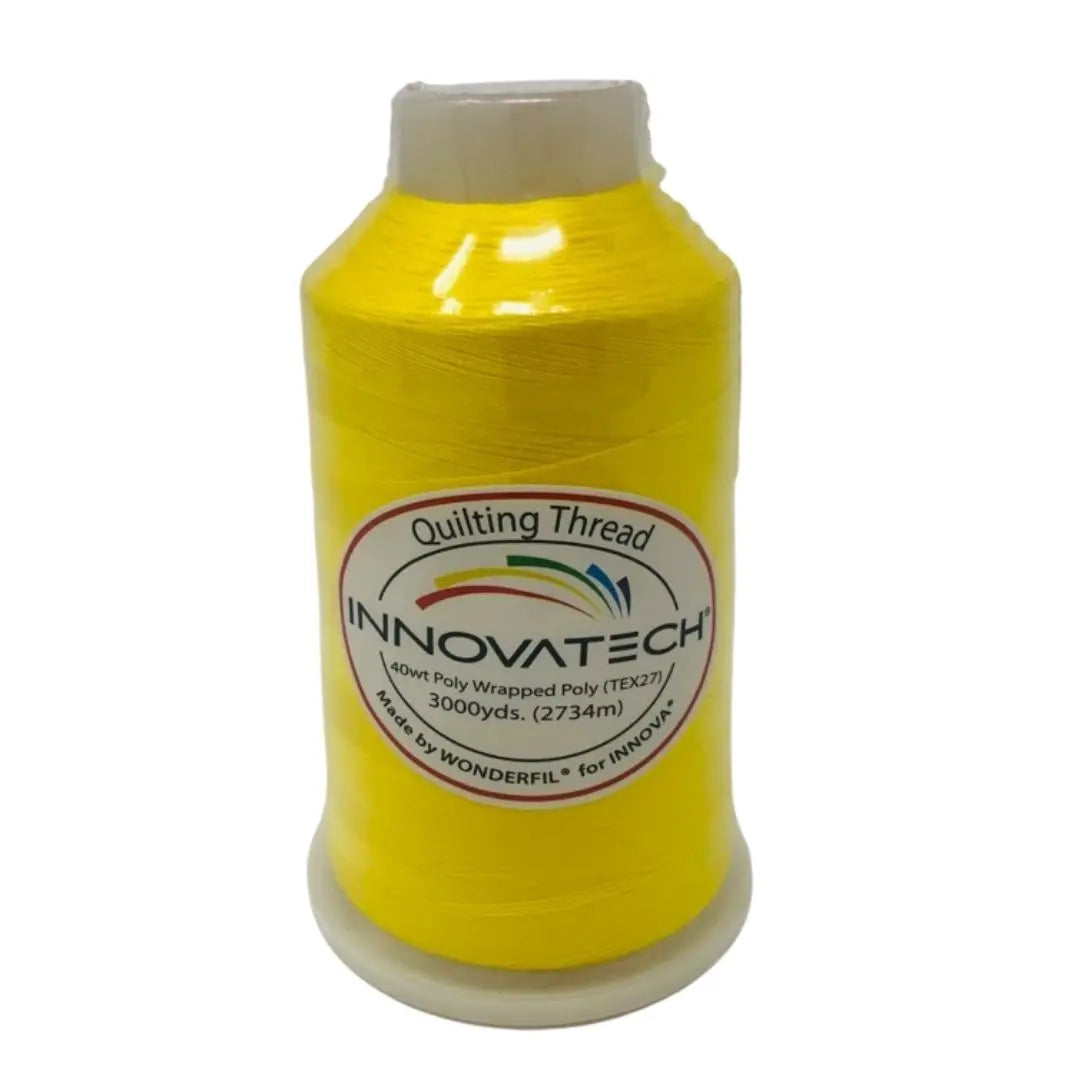 3012 Yellow Innovatech Polyester Thread - Linda's Electric Quilters