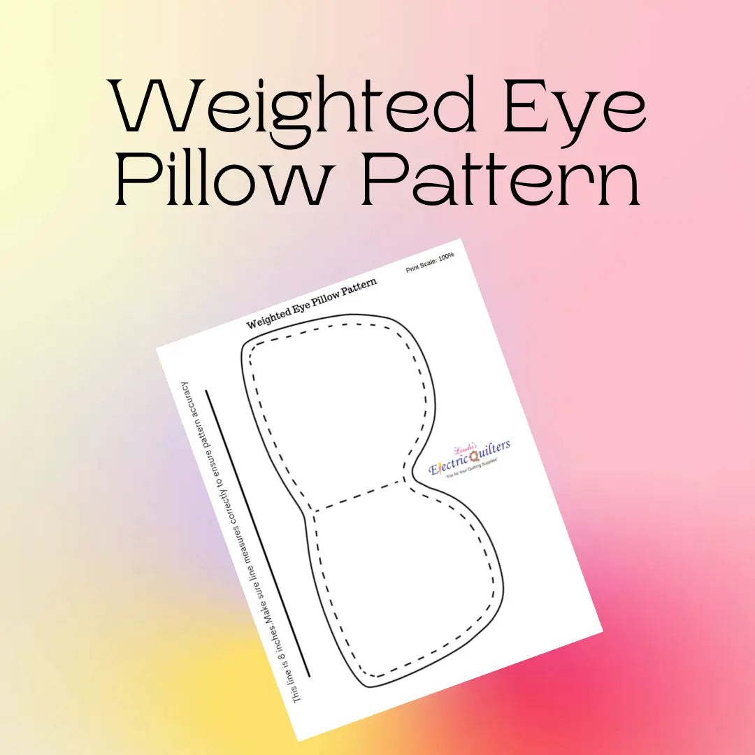 Weighted Eye Pillow Digital Download Pattern