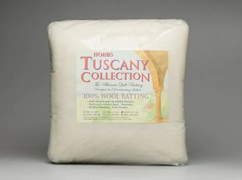 Hobbs Tuscany Wool Batting Package - Linda's Electric Quilters