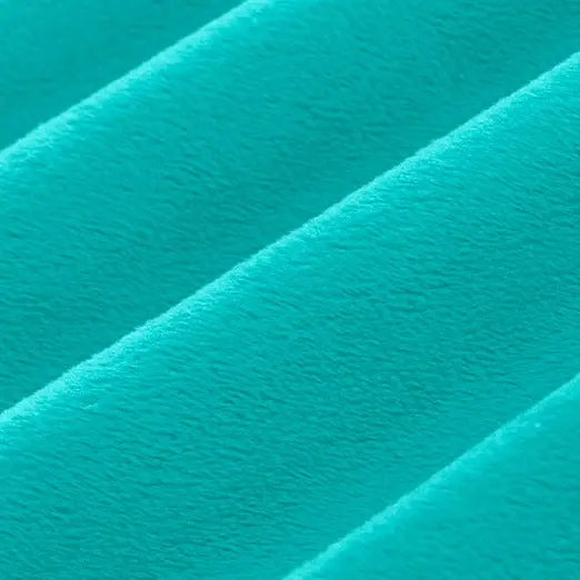 Teal Cuddle 3 Extra Wide Solid Minky Fabric Per Yard - Linda's Electric Quilters