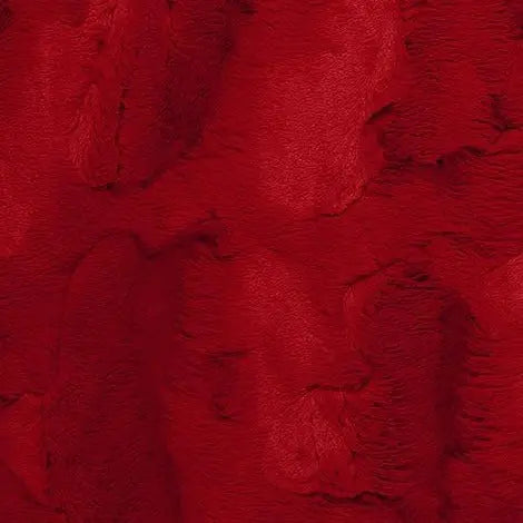 Red Cardinal Luxe Cuddle Mirage 80 Minky Fabric Per Yard - Linda's Electric Quilters