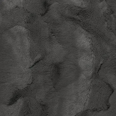Grey Charcoal Luxe Cuddle Mirage 80 Minky Fabric - Linda's Electric Quilters