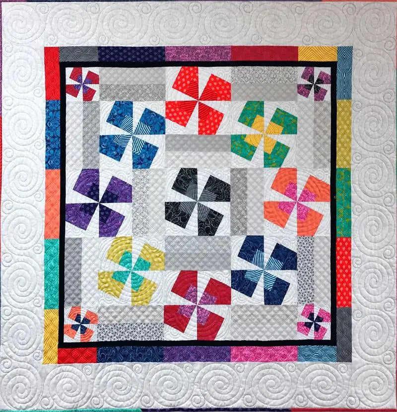 BasiX Twirling Posies Pattern - Linda's Electric Quilters