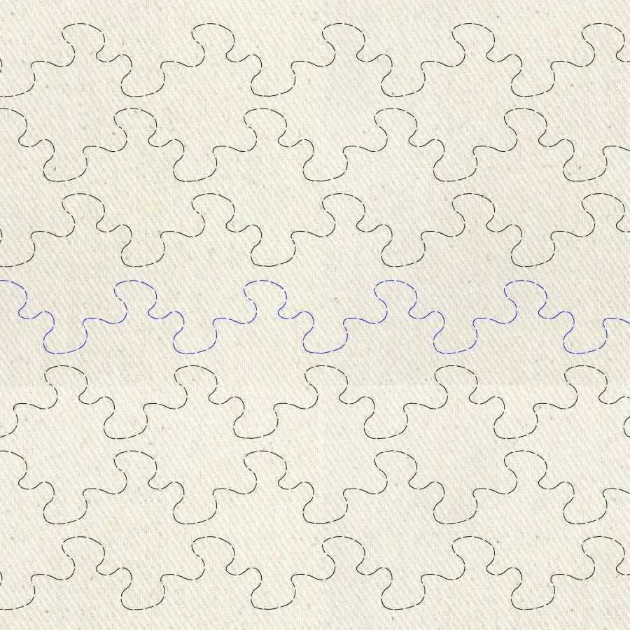 Puzzle All Over E2E - Linda's Electric Quilters