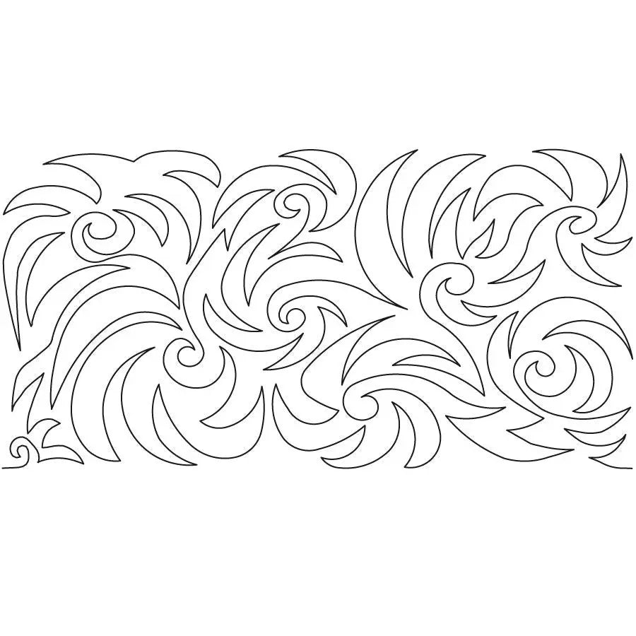 Fern Spin Meandering Digital E2E - Linda's Electric Quilters