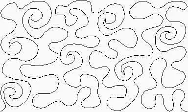 Swirl Meandering E2E - Linda's Electric Quilters